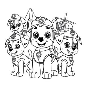 Kolorowanka Psi Patrol