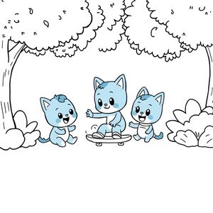 Libro para Colorear de Bluey