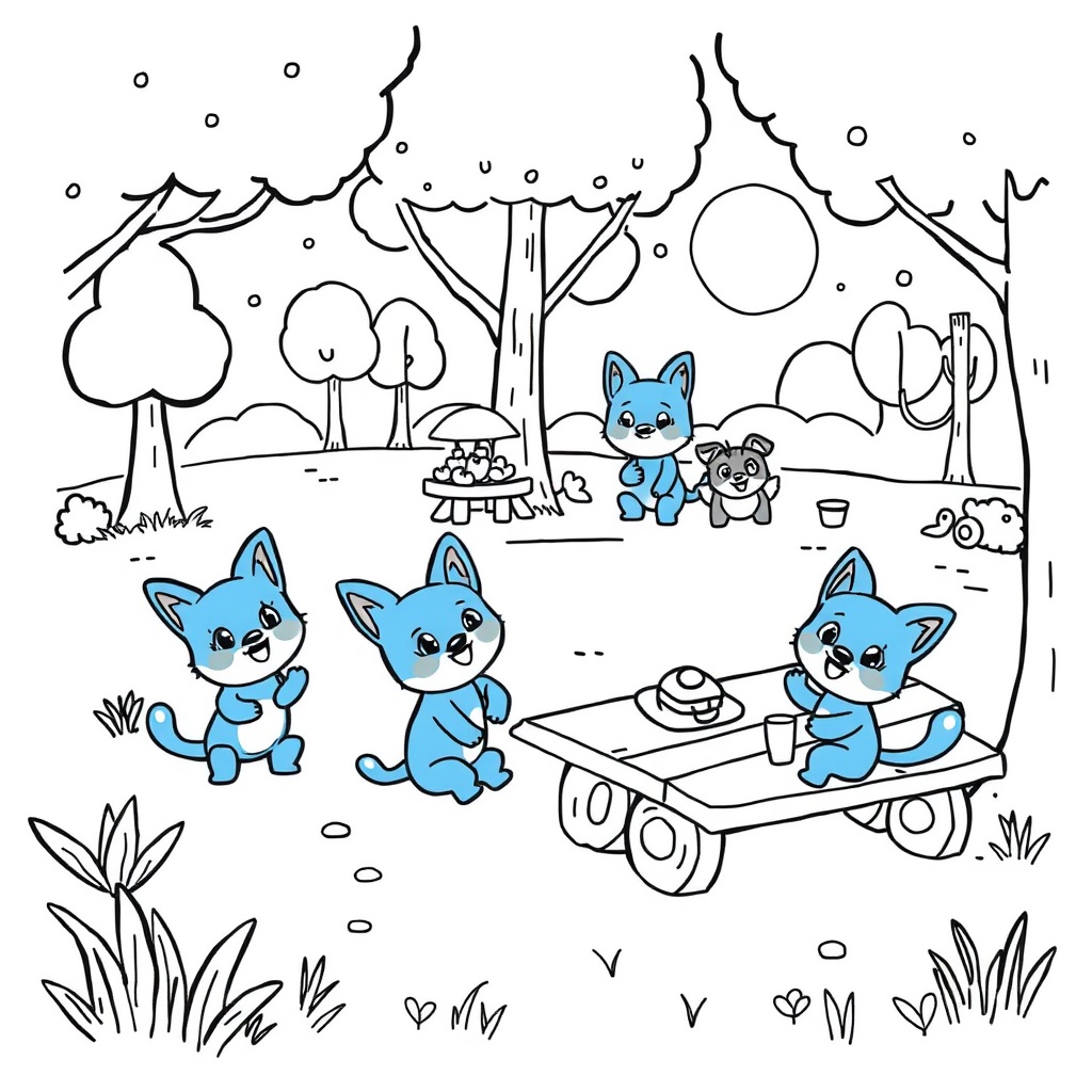 Libro de Colorear Aventura de Bluey