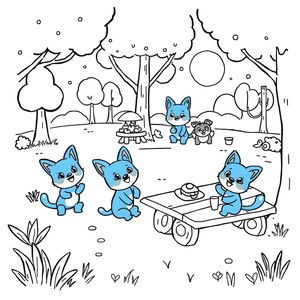 Libro de Colorear Aventura de Bluey