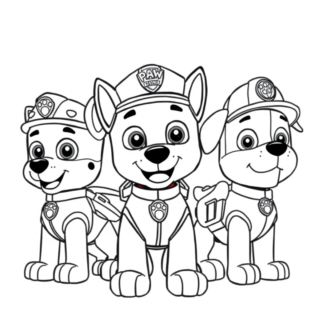 Libro para Colorear de PAW Patrol