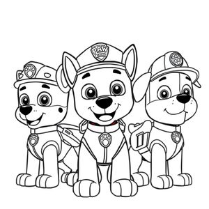 Libro para Colorear de PAW Patrol