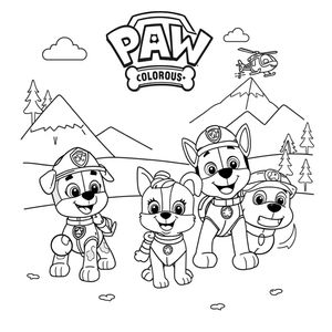 PAW Patrol - Misiones para Colorear
