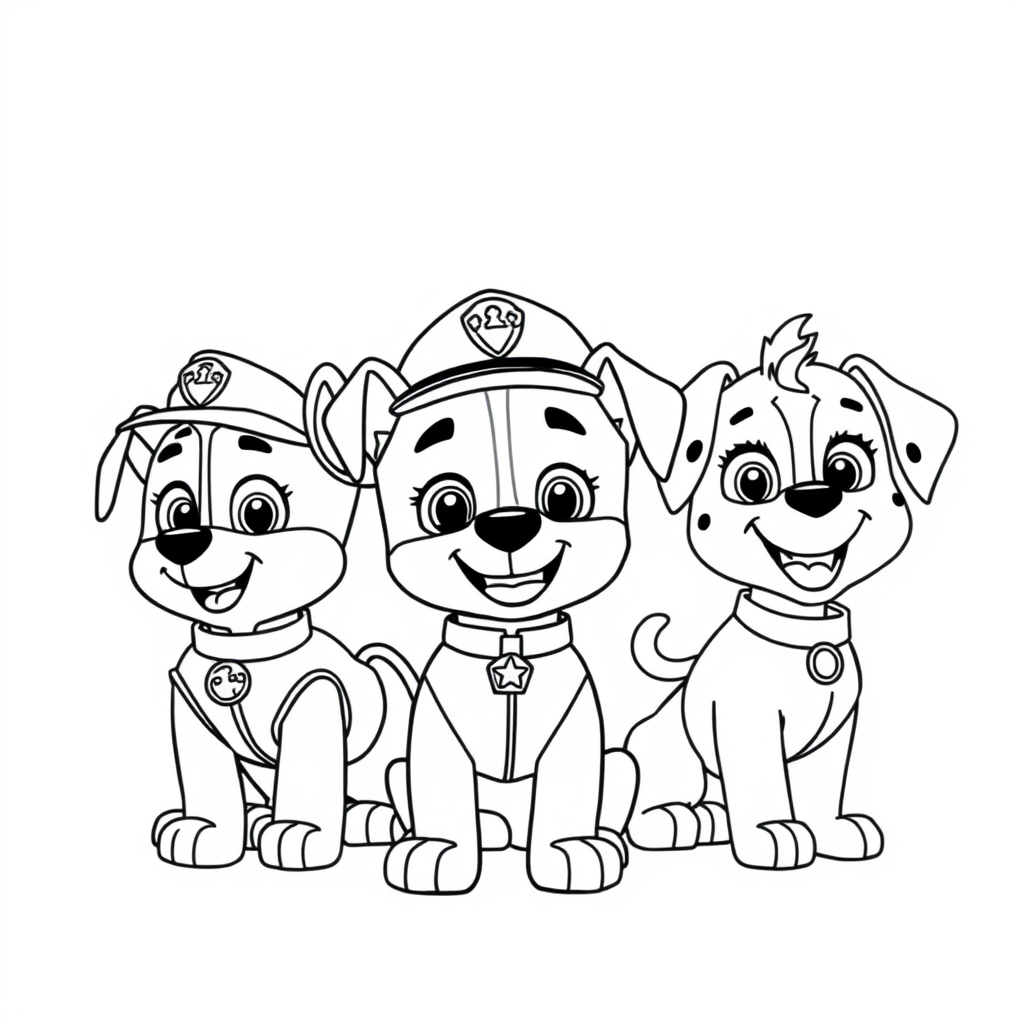 Libro de Colorear de PAW Patrol