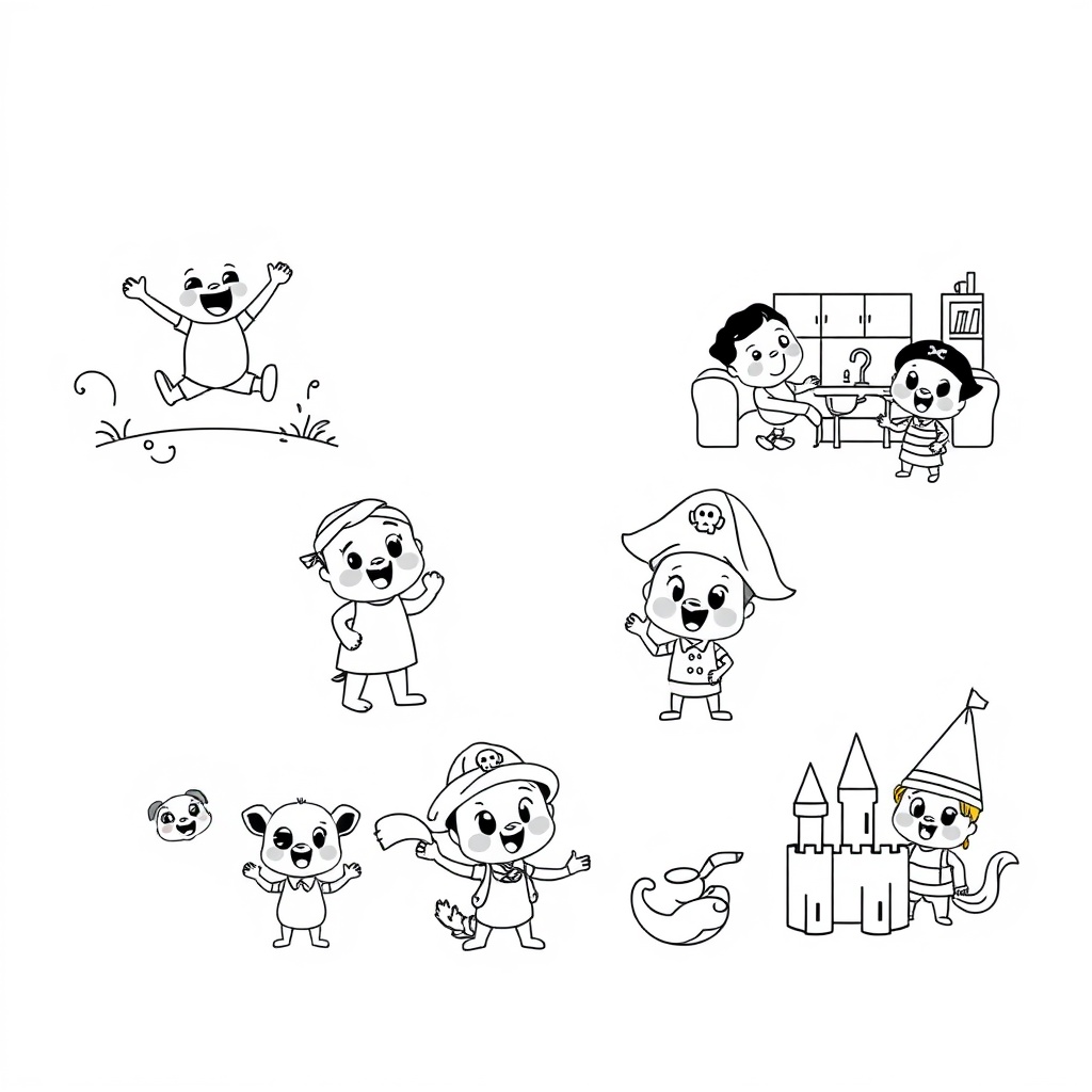 Kolorowanka Bluey: Przygody z Rodziną