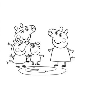 Libro de Colorear Peppa Pig