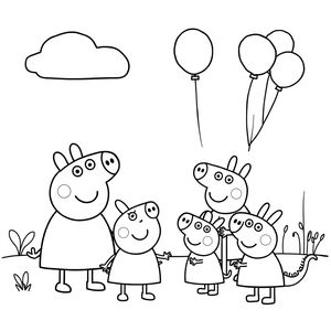 Libro para Colorear Peppa Pig