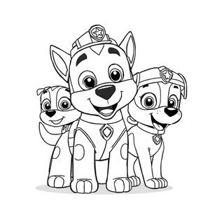 Páginas para Colorear de la Patrulla Canina