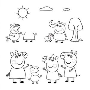 Libro para Colorear Peppa Pig