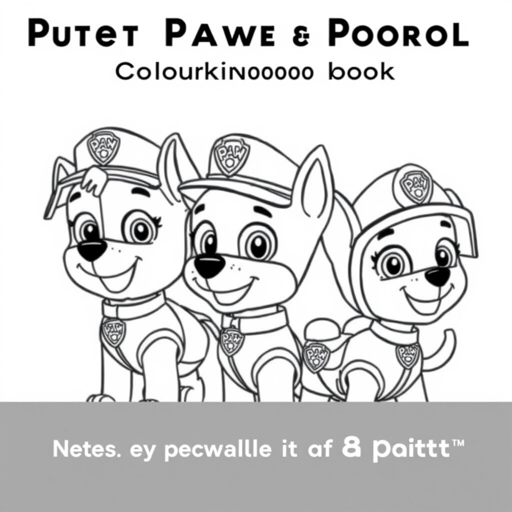 Páginas para Colorear de Patrulla de Cachorros