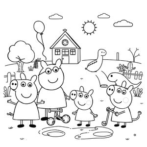 Peppa Pig - Libro de colorear de aventuras