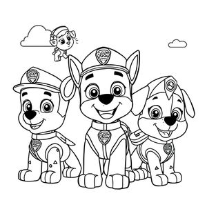 Libro para Colorear: Patrulla Canina