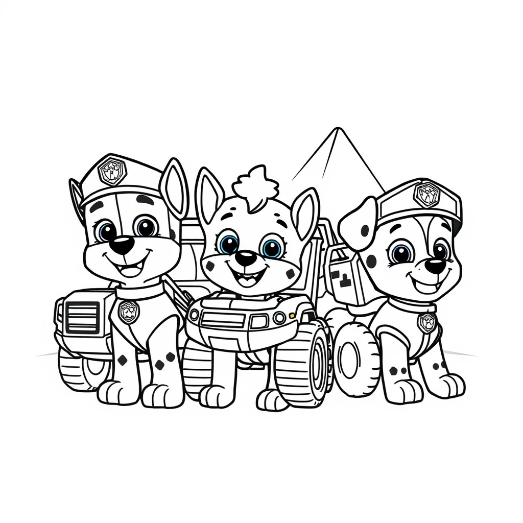 Libro para Colorear de PAW Patrol