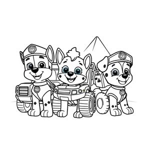Libro para Colorear de PAW Patrol
