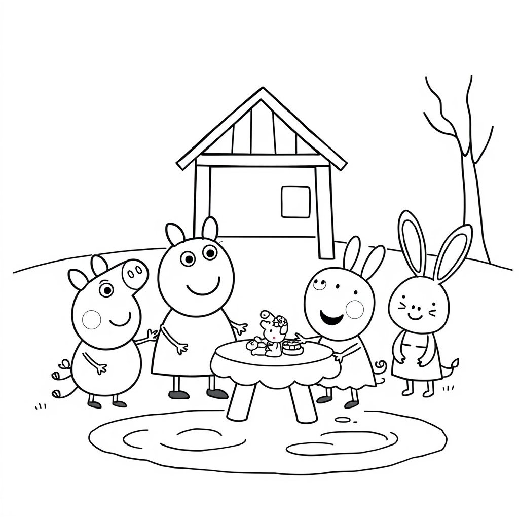 Aventuras de Peppa Pig - Libro para Colorear