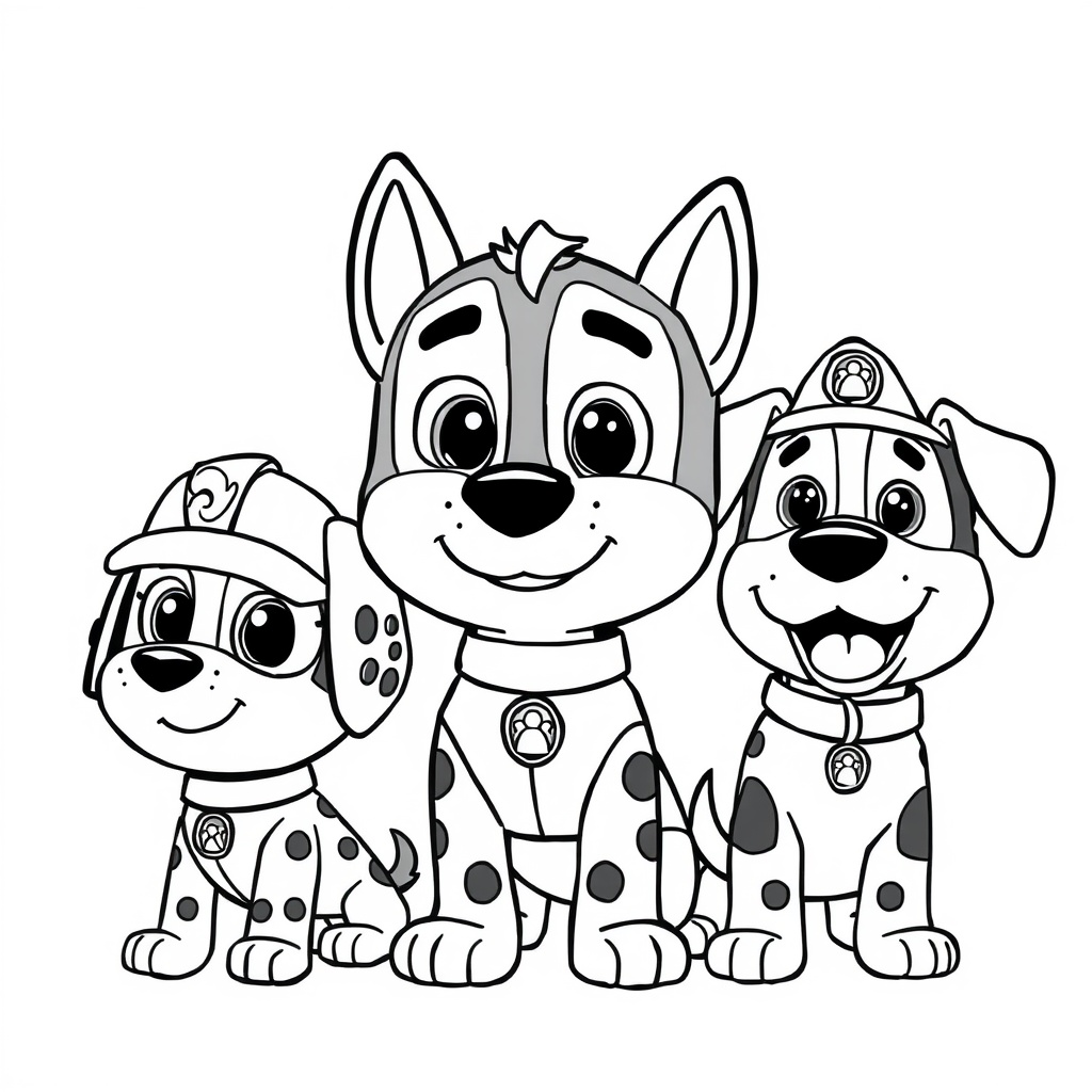 Libro para Colorear de PAW Patrol
