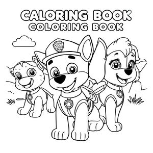 Libro de colorear de la Patrulla Canina