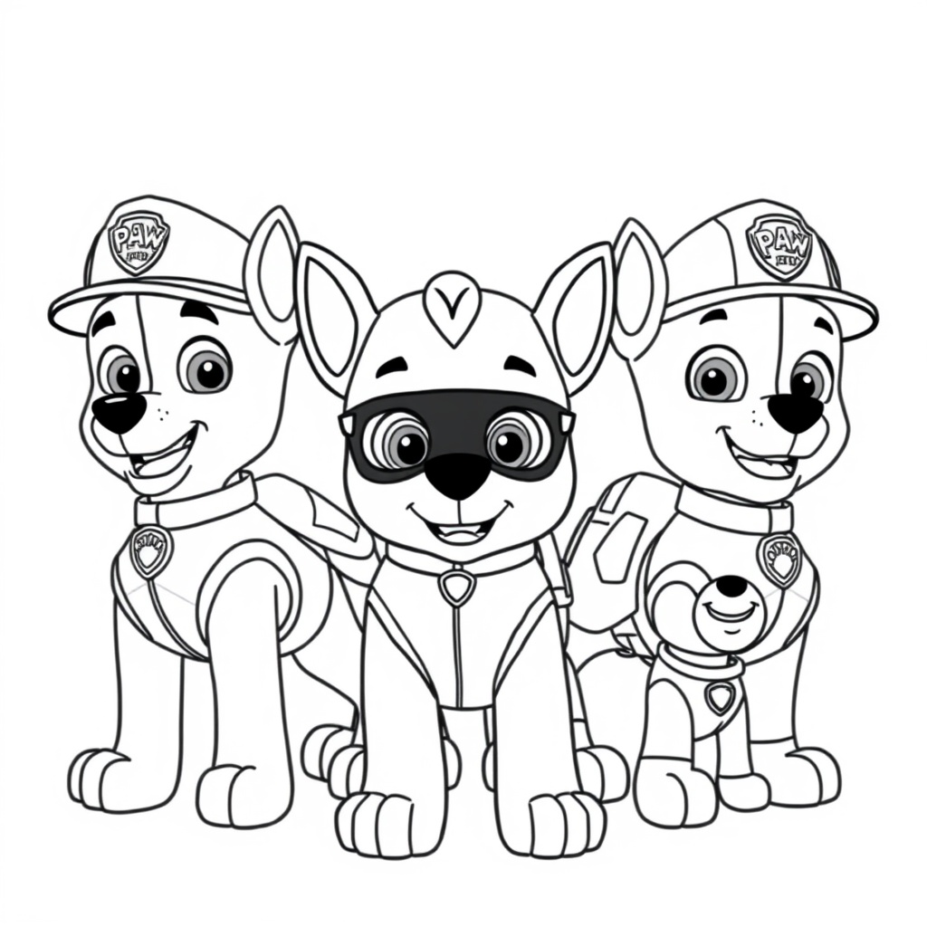Libro para Colorear de la Patrulla Canina