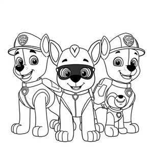 Libro para Colorear de la Patrulla Canina