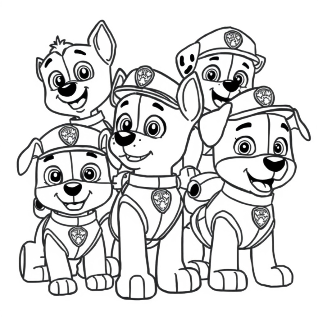 Kolorowanka PAW Patrol