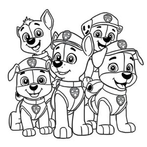 Libro para Colorear de PAW Patrol