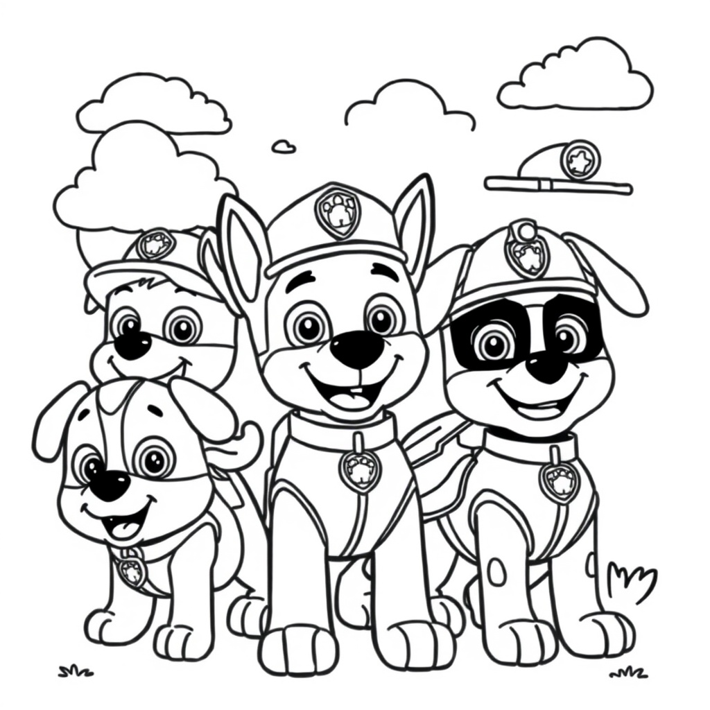 PAW Patrol: Libro de Colorear de Acción
