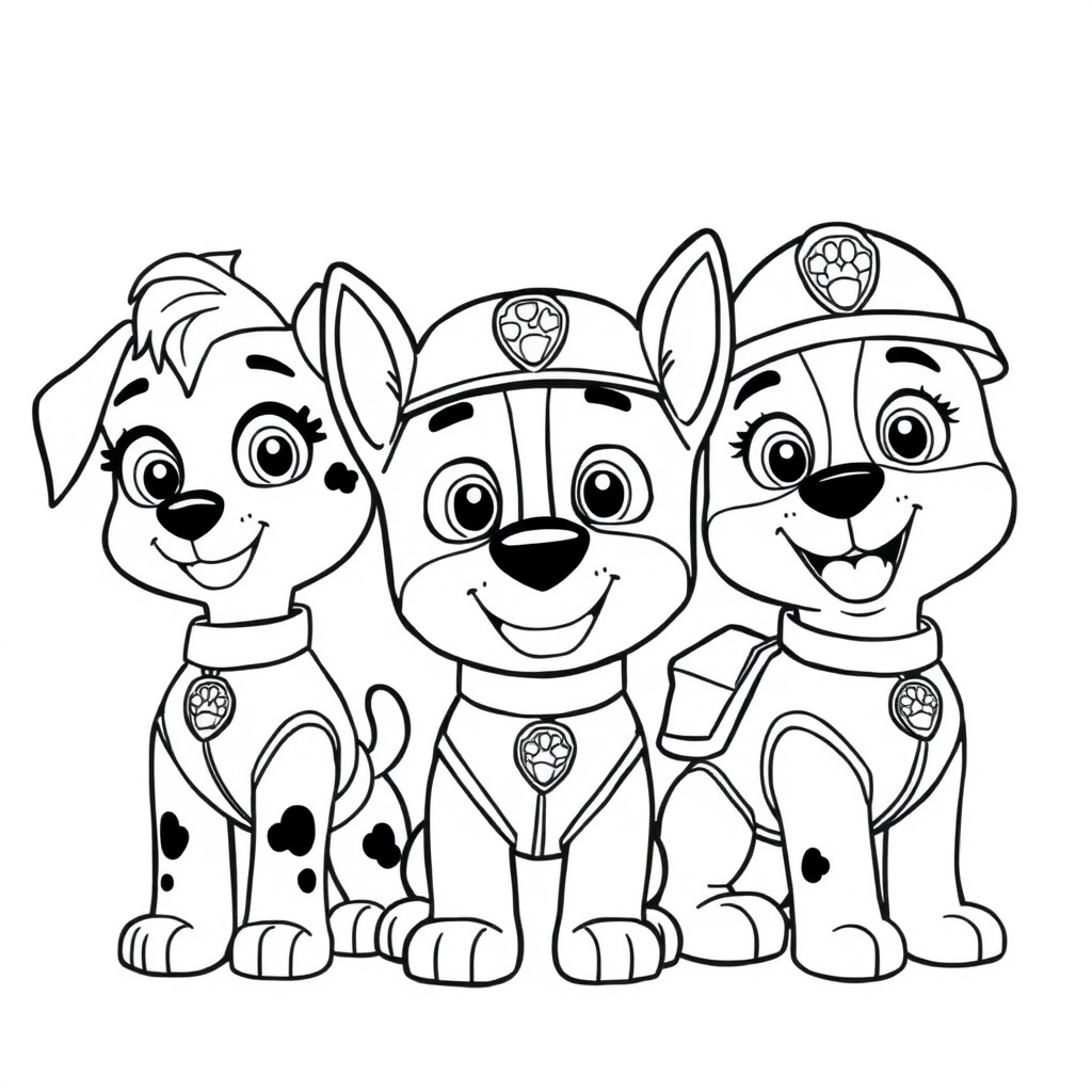 Libro para Colorear de PAW Patrol