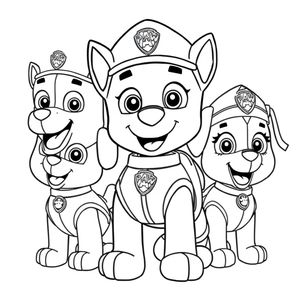 Patrulla Canina - Libro para Colorear de Acción y Aventura