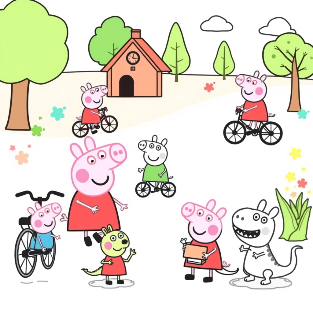 Libro para Colorear Peppa Pig