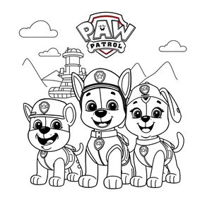 Libro para Colorear "PAW Patrol"