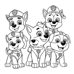 Libro para Colorear: Patrulla Canina en Acción