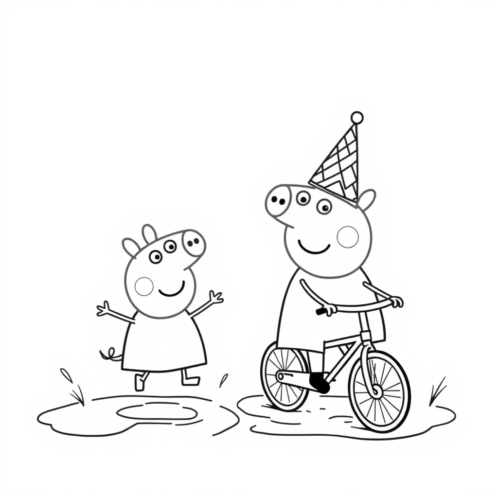 Libro de Colorear de Peppa Pig