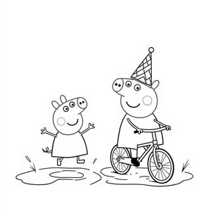 Libro de Colorear de Peppa Pig