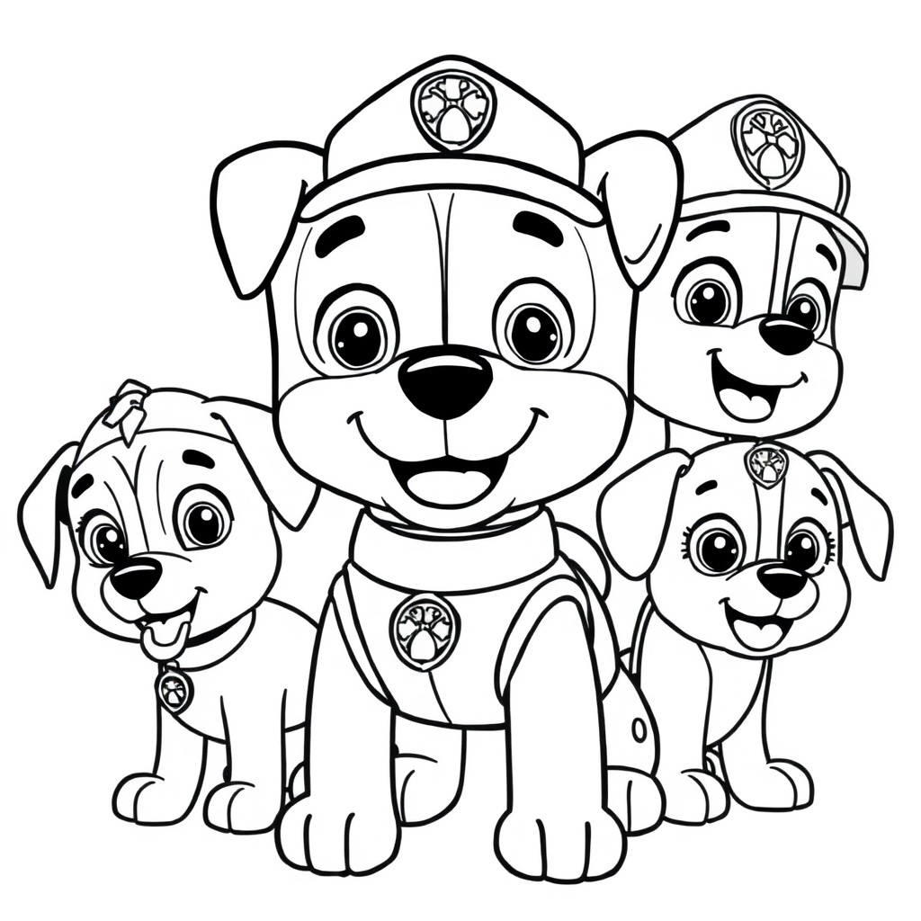 PAW Patrol - Misión de Colorear