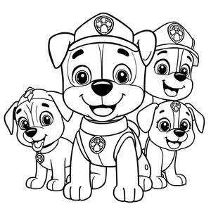 PAW Patrol - Misión de Colorear
