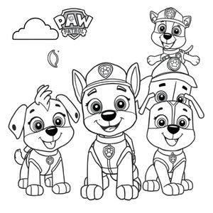 Libro para Colorear de La Patrulla Canina