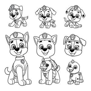 Patrulla Canina: Aventuras para Colorear