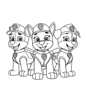 Patrulla Canina - Libro para Colorear para Niños