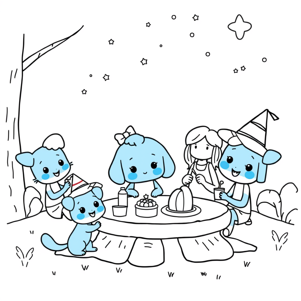 Las aventuras de Bluey - Libro para colorear