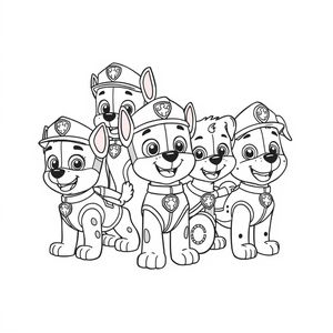 Libro para Colorear de PAW Patrol
