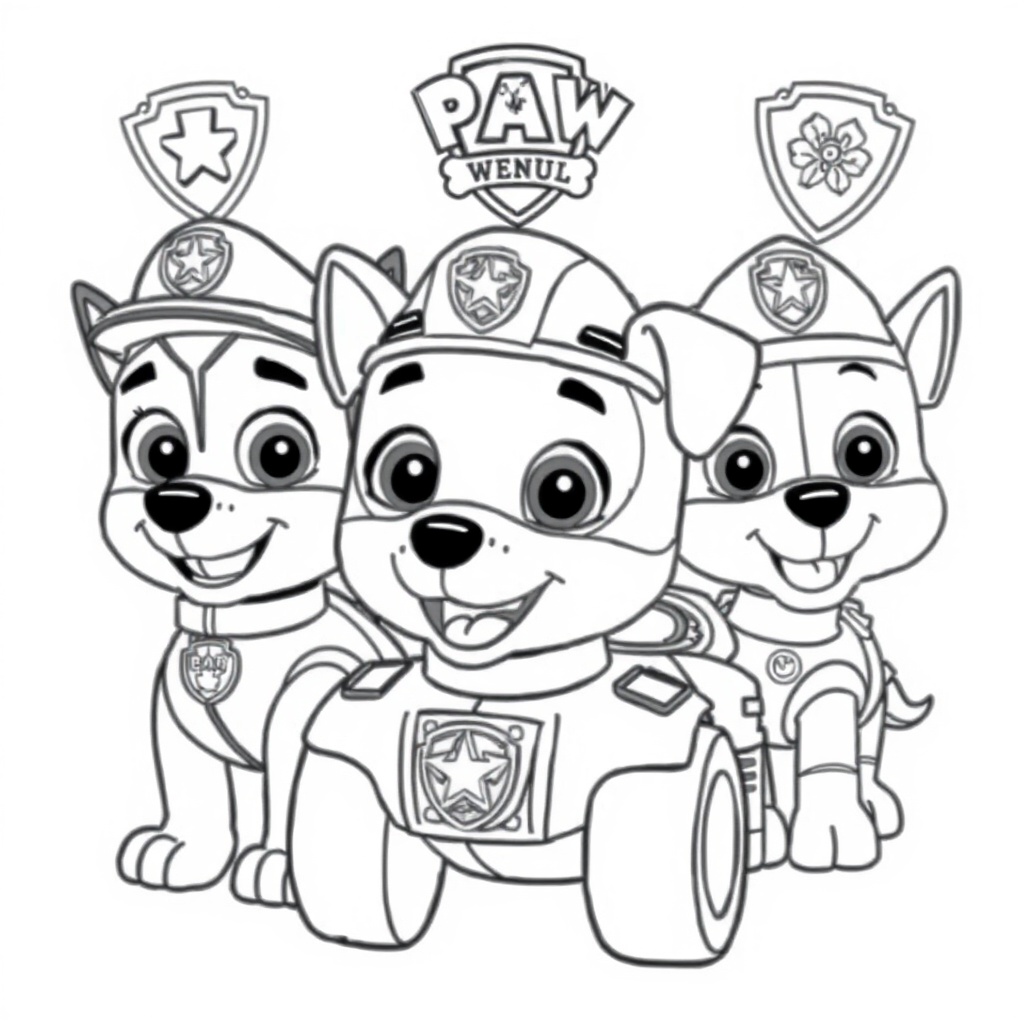 Libro para Colorear: Patrulla Canina en una Misión