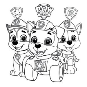 Libro para Colorear: Patrulla Canina en una Misión