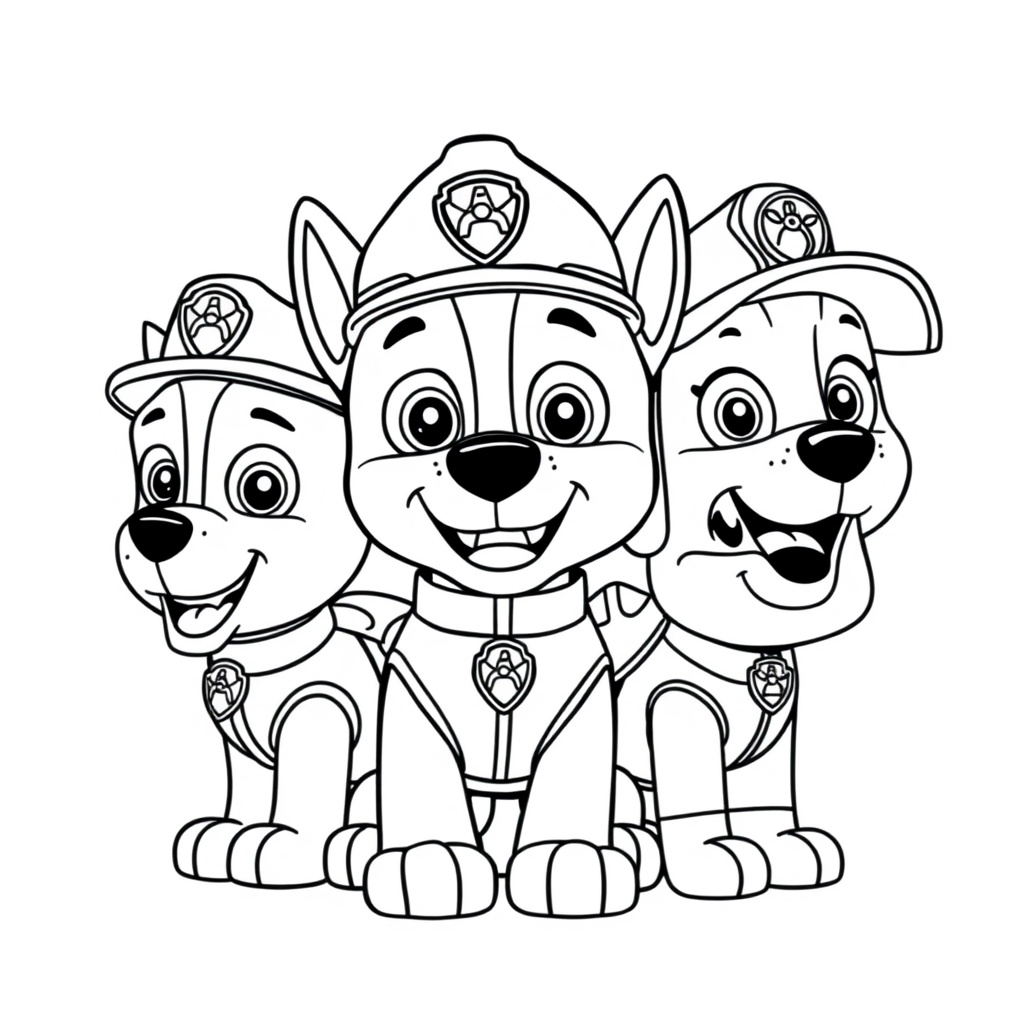 Libro para Colorear de PAW Patrol