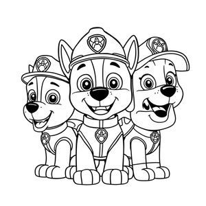 Libro para Colorear de PAW Patrol