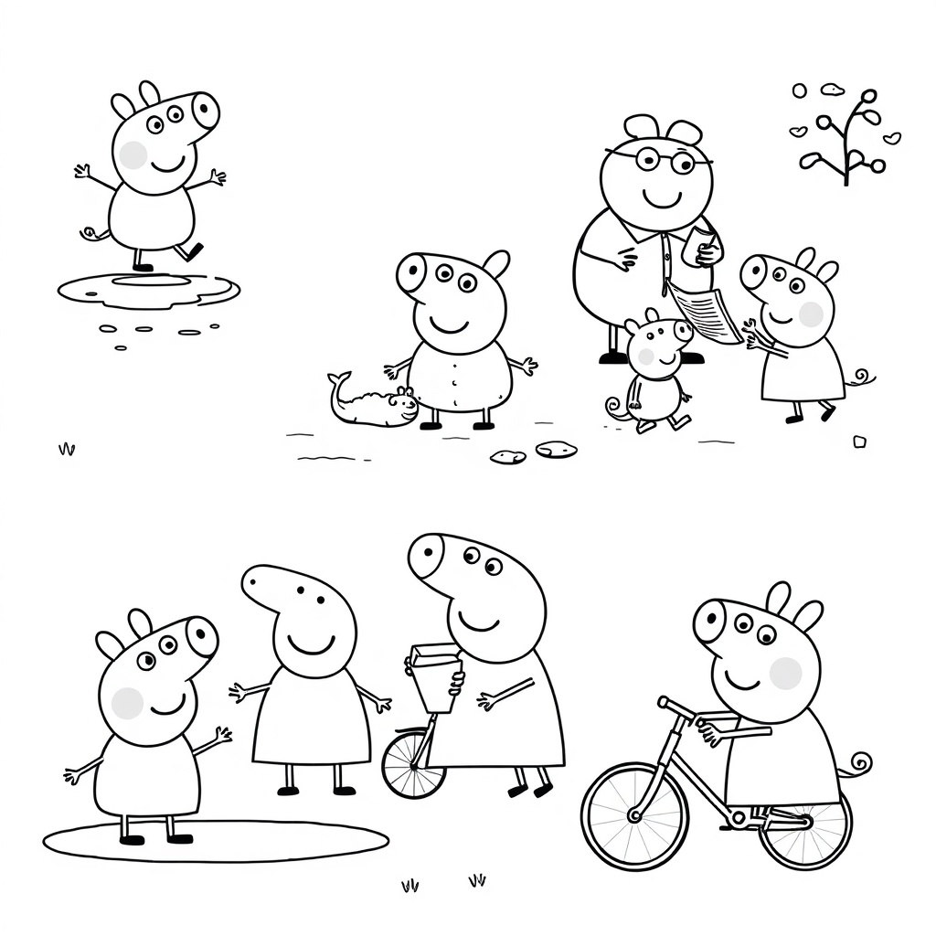 Libro para Colorear Peppa Pig