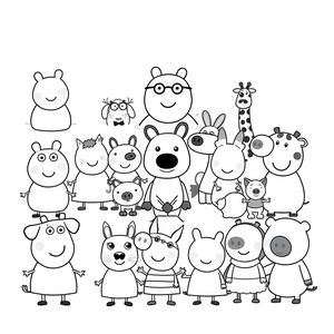 Libro para Colorear de Peppa Pig