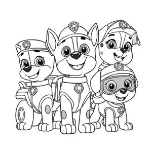 Libro para Colorear de PAW Patrol
