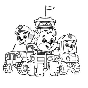 Libro de colorear de la Patrulla Canina