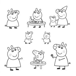 Kolorowanka Peppa Pig
