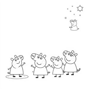 Libro de Colorear: El Mundo de Peppa Pig